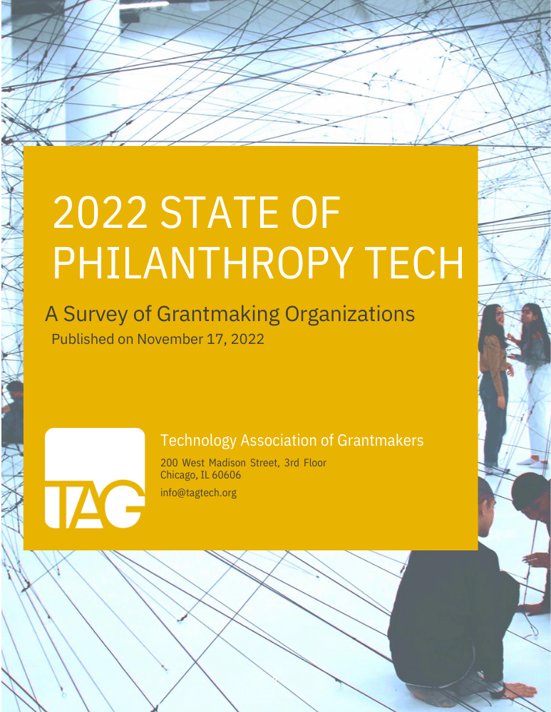 Cover image for philanthropy tech 2022
