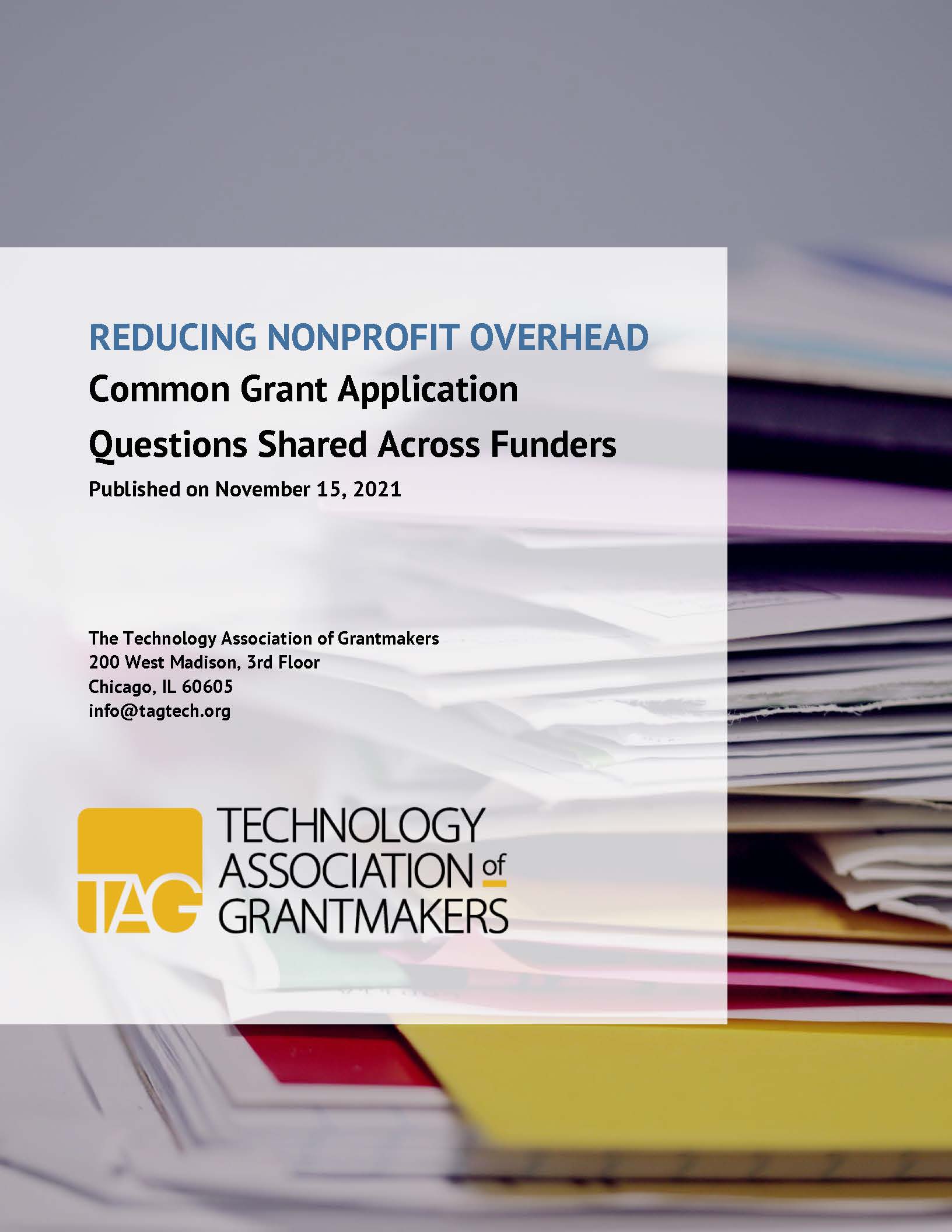 Common Grant Application Questions Shared Across Funders