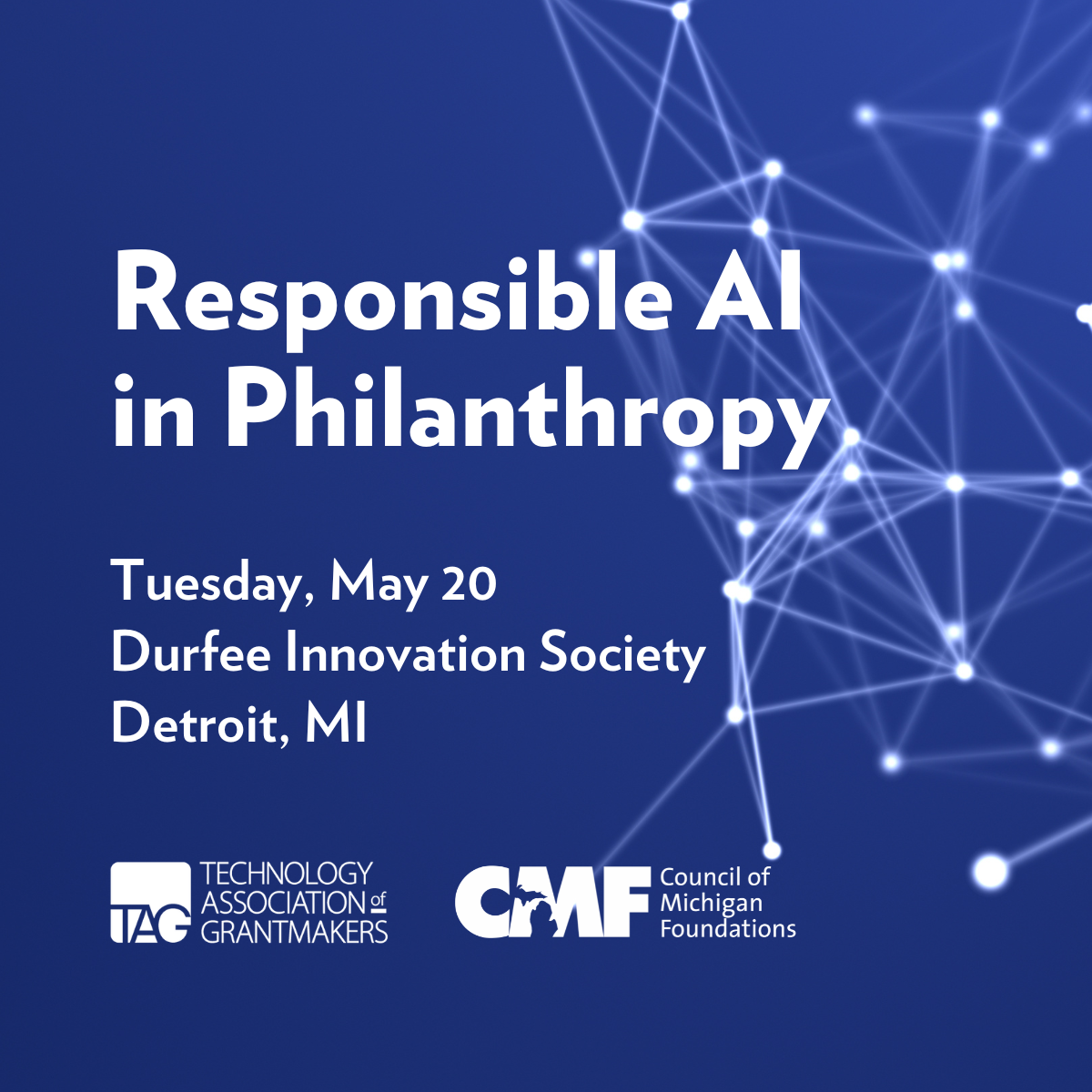 This gathering, co-hosted by the Technology Association of Grantmakers (TAG) and Council of Michigan Foundations (CMF), is relevant for both new and experienced AI users. 